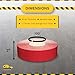 Mighty Line UltraLine Solid Floor Marking Tape for Safety, Caution, Warning, Heavy-Duty, Peel and Stick Adhesive, Beveled Edge Design, Industrial Quality, 2 Inch, 100' Roll, Red