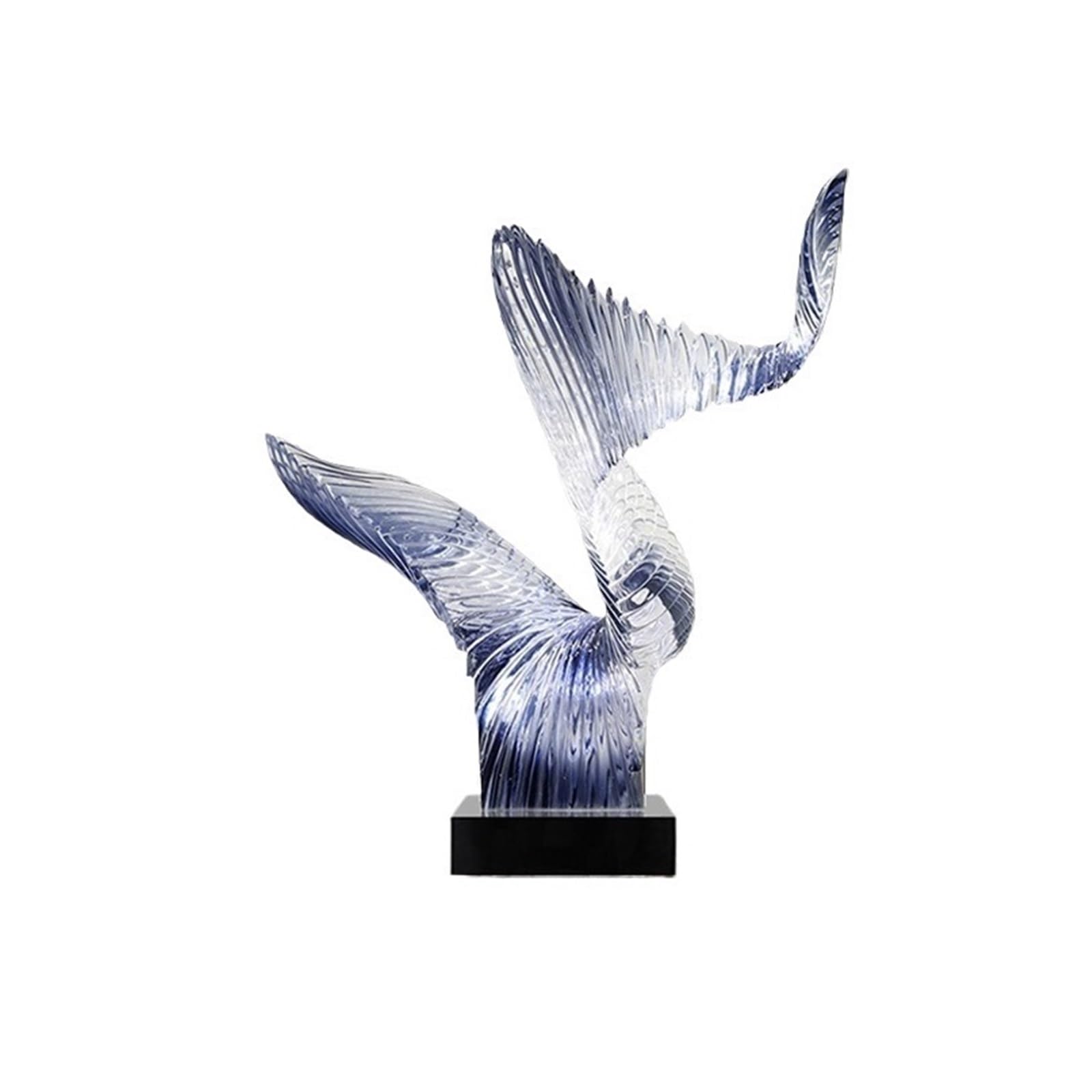T2H9B5V4G8 Home decoration Resin Ornament Large Transparent Decorative Item for Entryway Abstract Living Room