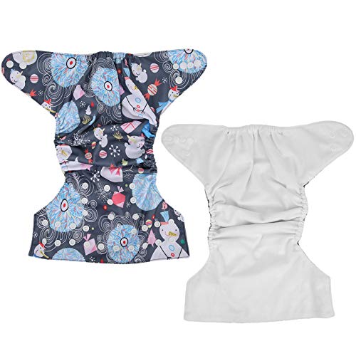 Pañal Lavable, Cierres Elásticos para Pañales de Bebé sin Deformación Pañal de Alta Elasticidad Buena Suavidad para Bebé para el Hogar(Color mezclado (BL050))