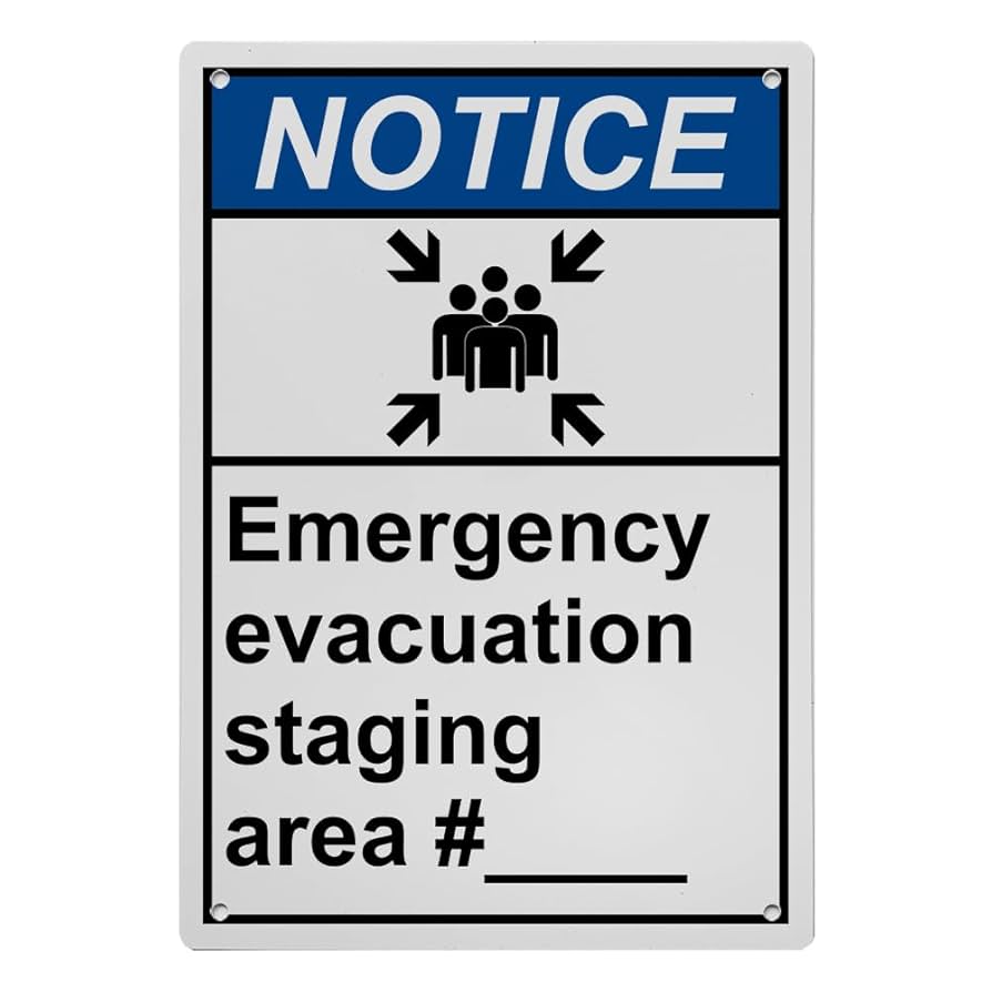 邦楽 WATER MELON NO RUTA DE EVACUACION SEÑAL MODELO 001 RUTA