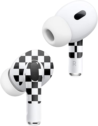 Miniatura 2 de MightySkins Skin compatible con Apple AirPods Pro 2 Check Funda protectora, duradera y única de vinilo Fácil de aplicar, quitar y cambiar estilos