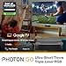Optoma ML1080UST PHOTON GO Ultra Short Throw 1080p HDR10 Portable Projector, Triple Laser (RGB), Onboard Google TV with Netflix and Disney+ Certified, Built-in Battery, Wi-Fi & Bluetooth