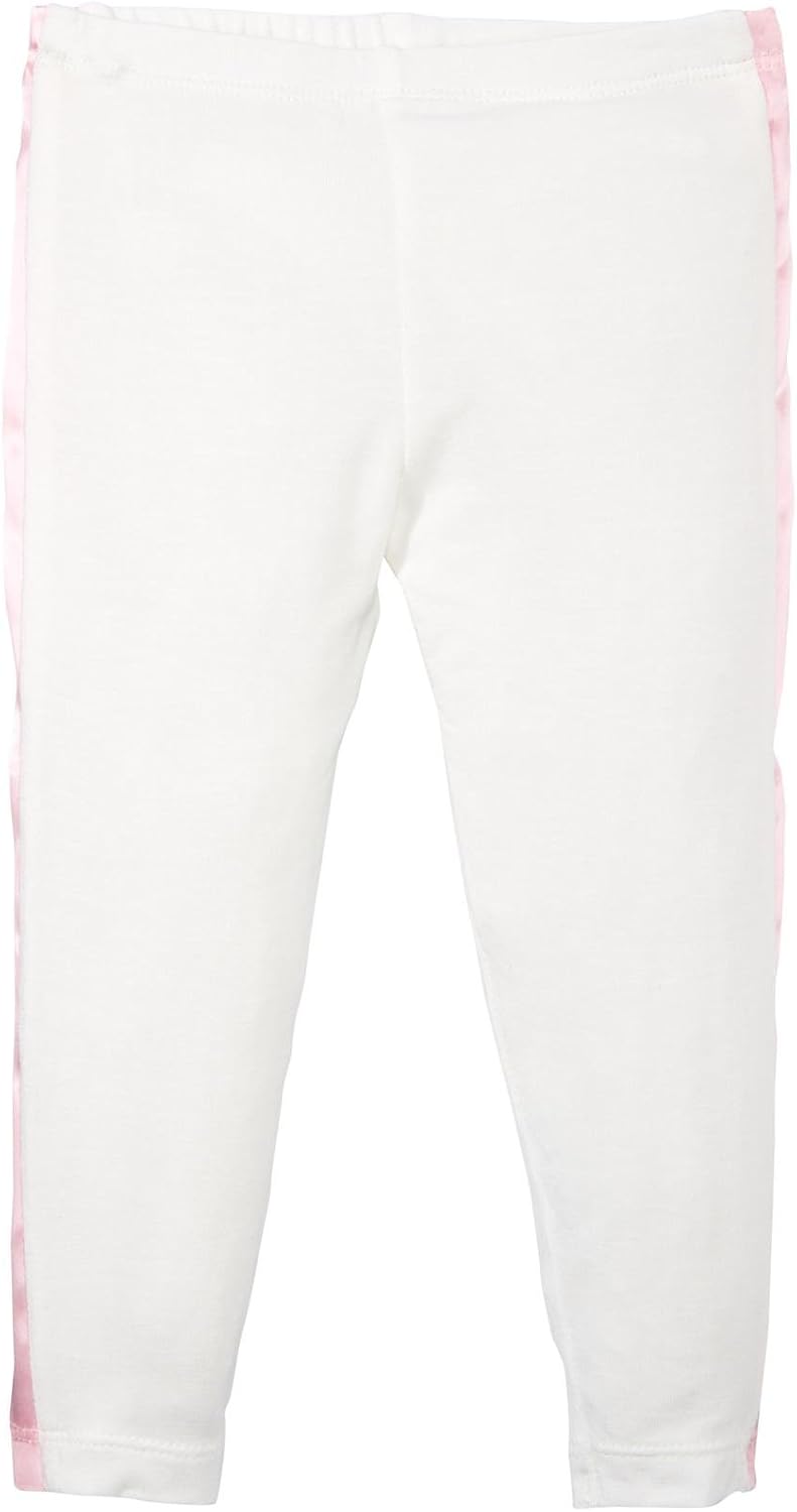KicKee Pants Baby Girls' Leggings with Ribbon Stripe