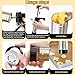 FANTEXY Cookie Press Gun Kit, Stainless Steel Spritz Cookie Press Set for Baking Icing Gun with 13 Cookie Discs and 8 Piping Tips for DIY Biscuit Cake Dessert Making and Decorating Baking Supplies