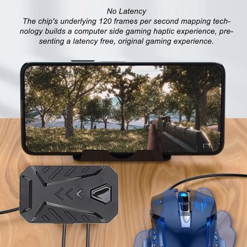 Image of Zunate Half Hand Gaming Keyboard and Mouse Combo, 3 in 1 Mobile Game Combo Pack, Half Hand Gaming Keyboard Set with Mobile Gamepad Controller, Mouse Converter for PC
