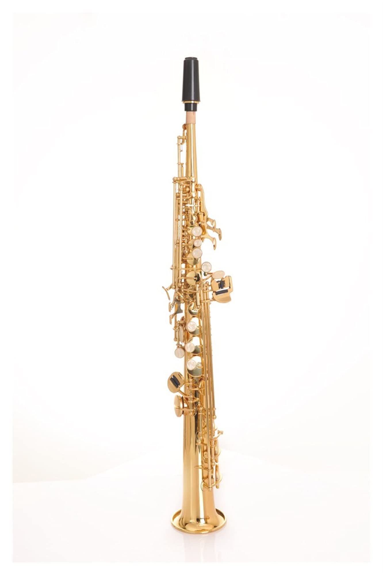 Studente di sassofoni Si bemolle raddrizzamento Tubo Sassofono Soprano/a fiato/Strumento a fiato Sassofono Soprano all-in-One Set di Sassofono