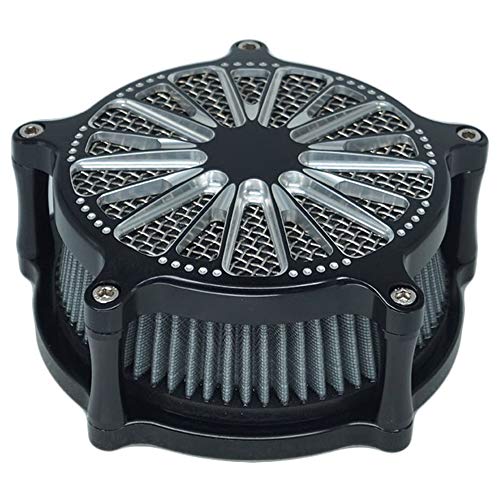 Harley Air Filter Domino Motorcycle Intake Cnc Cut Cleaner Venturi Kit Chrome For Sportster Xl 883 Xl 1200 2007-2018 Fitment - A (Gray) #TOP1