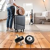 Gepäckrad-Set für Kofferreparatur mit Schrauben Gummi- und Metallausführung Glatte und leise Rotation Geeignet für verschiedene Koffergrößen und Gewichte (A)