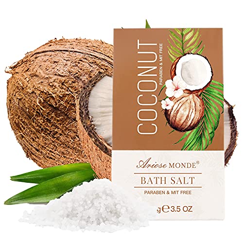 Ariosemonde Bundle Of 2 Pack Bath Bombs Gift Set And Bath Spa Basket Gift Set, Bath & Body Gift Set For Women, Coconut Scent #TOP4