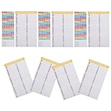 POPETPOP 10 Blatt Selbstklebende Aufkleber für Stromverteilerkasten Nummerierte Sicherungskasten Etiketten Wasserfeste Beschriftungen für Lastverteiler Hitzebeständige Paneelbeschriftungen