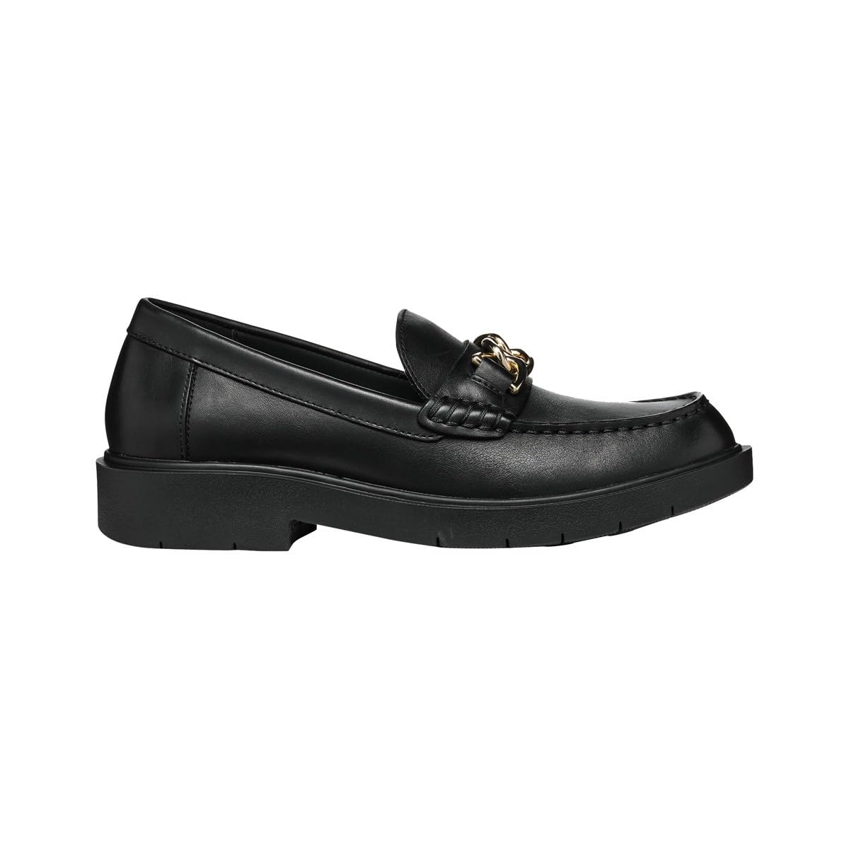 Geox Womens D Spherica Ec1 C Moccasin, Black, 3 UK
