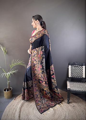 Veglari kanjivaram silk saree in soft silk – image 2