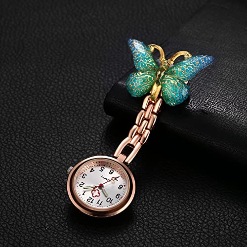 Image of Aroncent Nurse Fob Watch Collection: Medical Professional Lapel Pin-On Pocket Watches with Second Hand - Various Styles and Colors for Healthcare Workers
