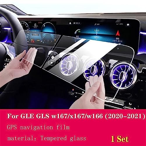 Éviter les rayures du GPS Mercedes GLE W167 GLS avec ce verre trempé écran