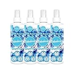 Fabulosa Antibacterial Spray and Wear, Dry Clothes Disinfectant Fabric Freshener Spray, 250ml, 4 Pack, Fresh Breeze, packaging may vary