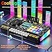 Johehe Rechargeable Kids DJ Mixer, LED Light Show & Karaoke Microphone - Interactive Music Toy with 12 Sound Keys, 8 Piano Keys & Custom Recording for Ages 4-8+