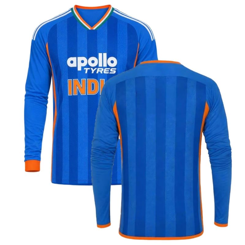 India Jersey New 2026 T20 Full Sleeve Jersey for Kids&Boys&Men