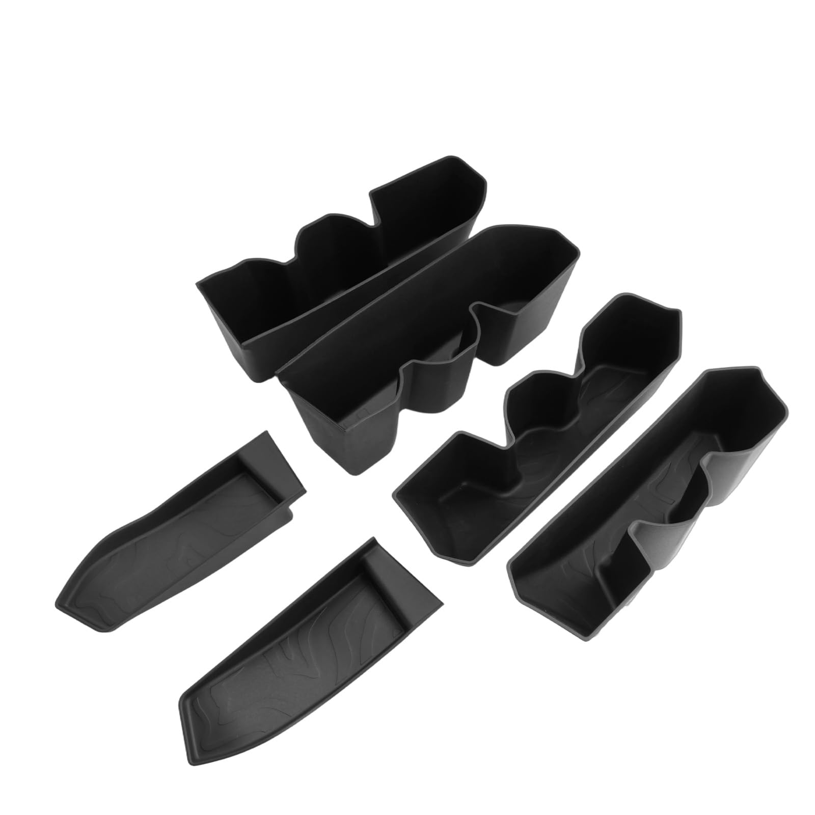 CDEFG 6Pcs for 2025 2026 2027 Toyota Tacoma Side Door Storage Tray Organizer, for 2025-2027 Toyota Tacoma Accessories Front Door &amp; Back Door Handle Pockets Inserts
