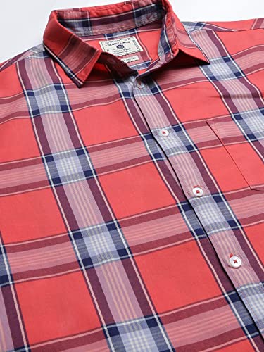 Image of Dennis Lingo Men's Checkered Slim Fit Cotton Casual Shirt