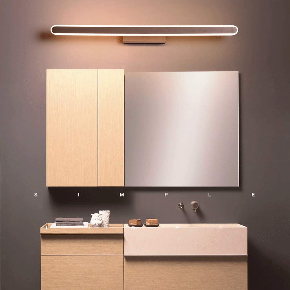 23W Espejo Led Frontal, Lámpara de Espejo para Baño, Luces de Espejo para Maquillaje, Instalación de Iluminación Frontal sin Parpadeo