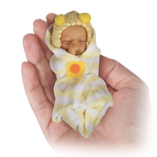 Ashton Drake The Adorable Baby Doll' Newborn Minature Bundle Babies By Sherry Rawn –Lifelike Realistic Reborn Baby Doll Includes Tiny Nappy & Cosy Blanket