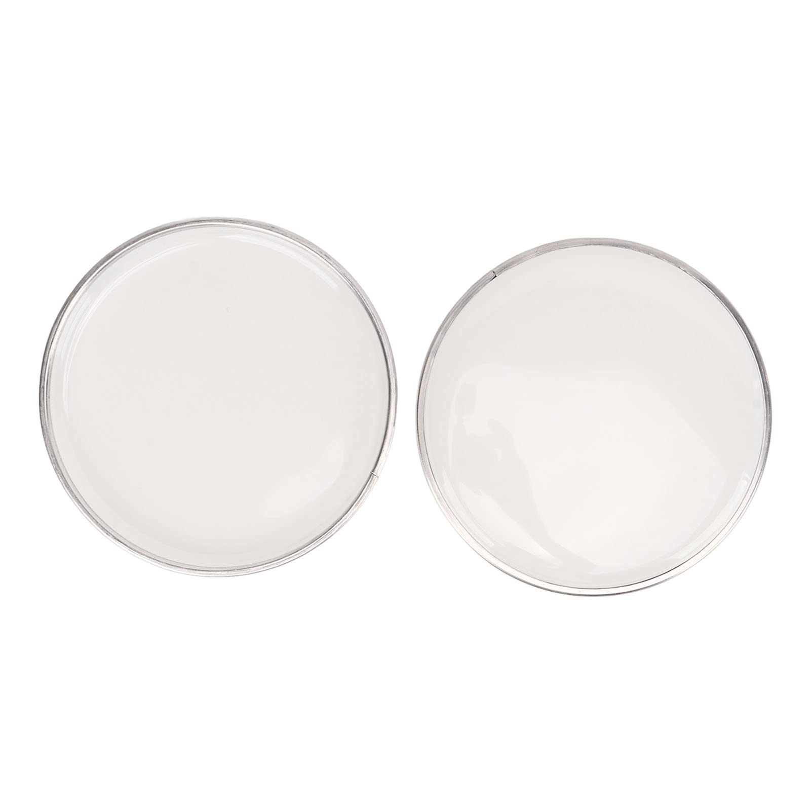 2Pcs 6.5in Drum Head Kit Drumhead Replacement Polyester Film Drum Head Jazz Drum Accessory White
