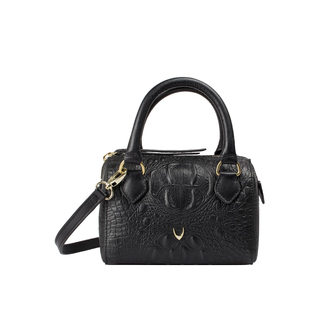 Hidesign womens EE SUZIE Medium Black Sling Bag