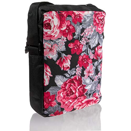 cosey - Bolso de hombro con diseño impreso - Flor Rosa
