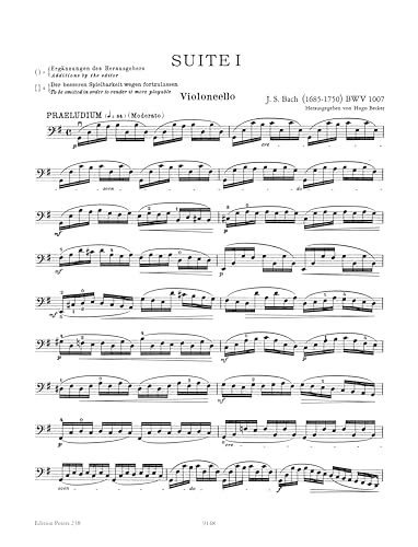 Suites pour violoncelle Becker partition musique classique etudes
