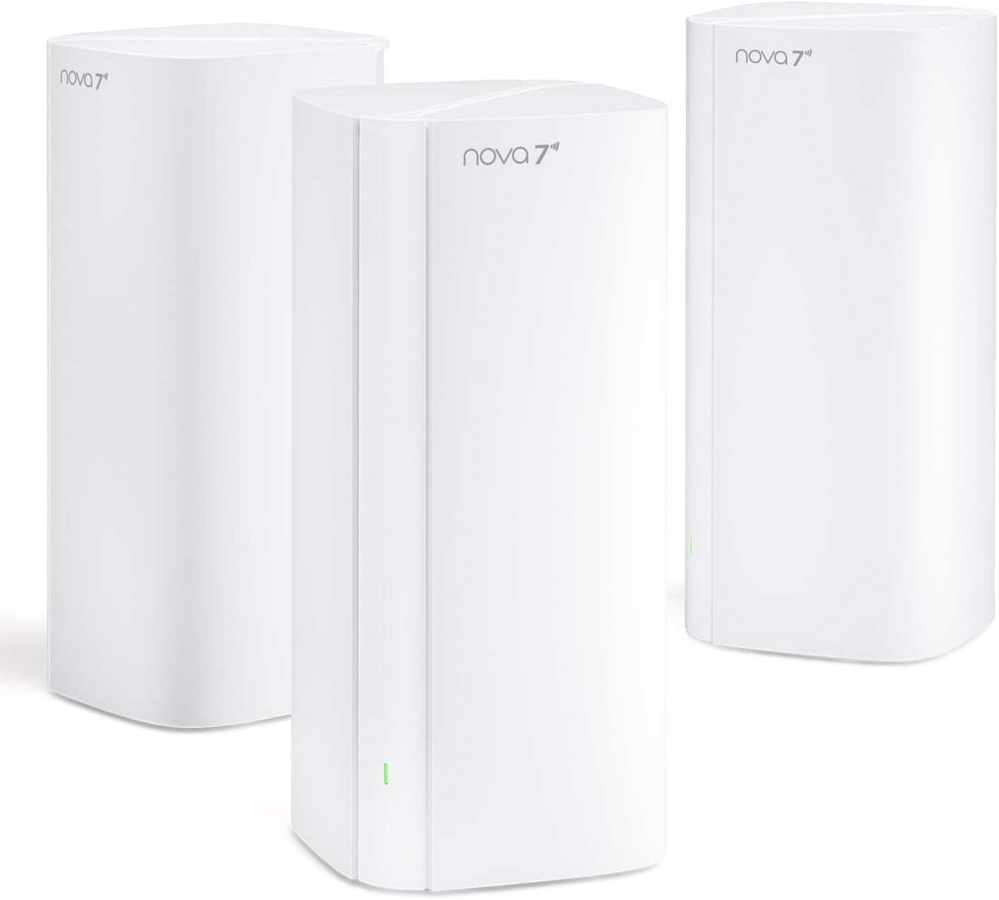 Tenda ME6 Pro WiFi 7 Mesh System - BE5100 Dual Band (2.4GHz: 688Mbps, 5GHz: 4323Mbps), Wide Coverage, 1×2.5G and 2×1G Gigabit Ports, Easy Mesh, Transparent Roaming, VPN, NFC, Pack of 3