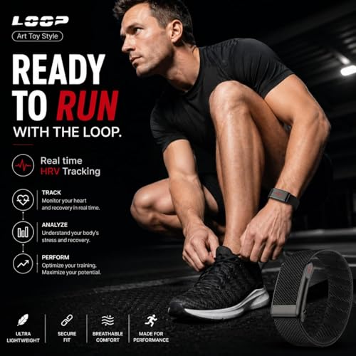 Image of Loop Smart Fitness Band with Heart Rate, SpO2, Body Temperature, HRV Analysis, 30+ Sports Modes, Sleep and Stress Monitor, 7 Days Battery, Subscription Free (Light Green)