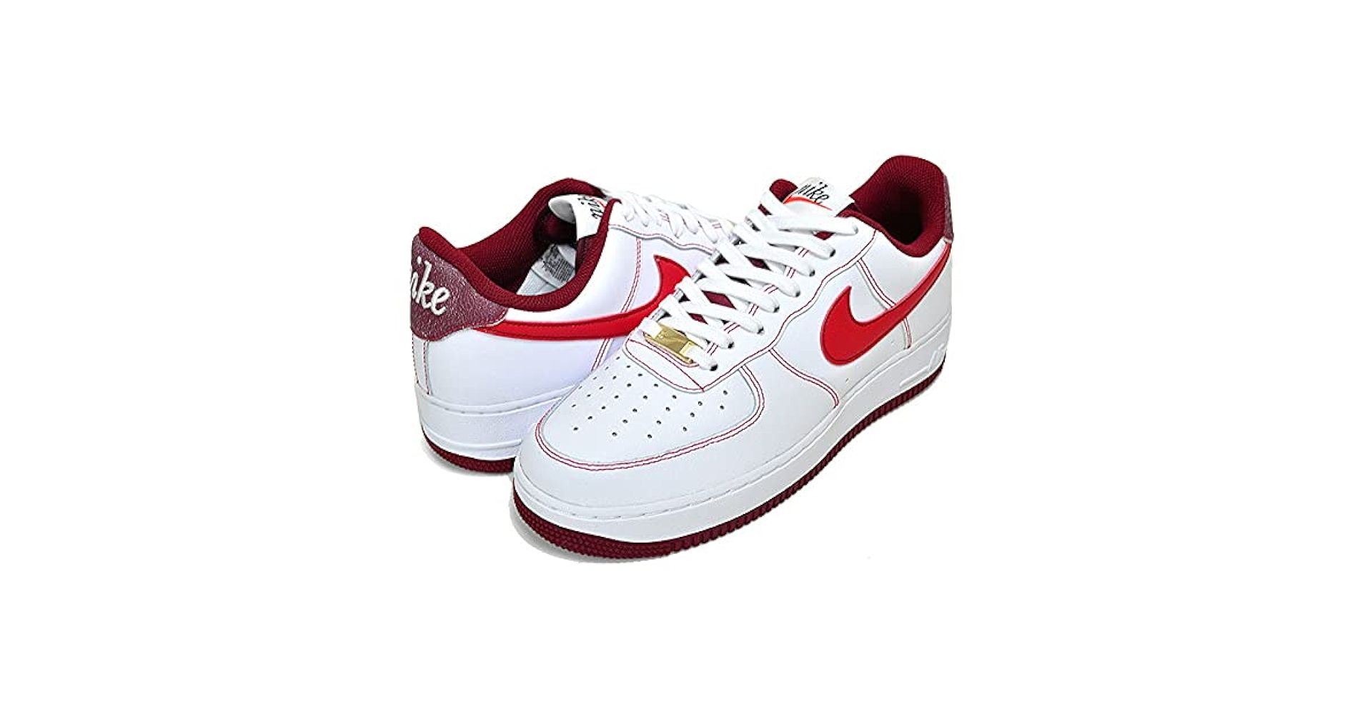 Nike Air Force 1 ホワイト/レッド NIKE AIR FORCE 1 '07 LV8 WHITE/WHITE-TEAM RED（ナイキ エア