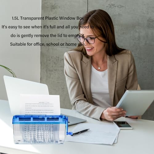 Déchiqueteuse de documents A4 portable pour la maison et l'école - 6