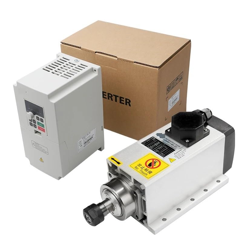 3,5 kW 220 V 18000 obr./min 300 Hz chłodzony powietrzem zestaw kołków kołnierzowych z przetwornicą częstotliwości i kluczem trzpieniowym ER20