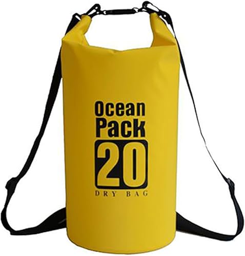 Bolsa seca flotante impermeable de 5L10L15L20L para mujer, mochila seca ligera y duradera para kayak, natación, campamento, senderismo, suave y