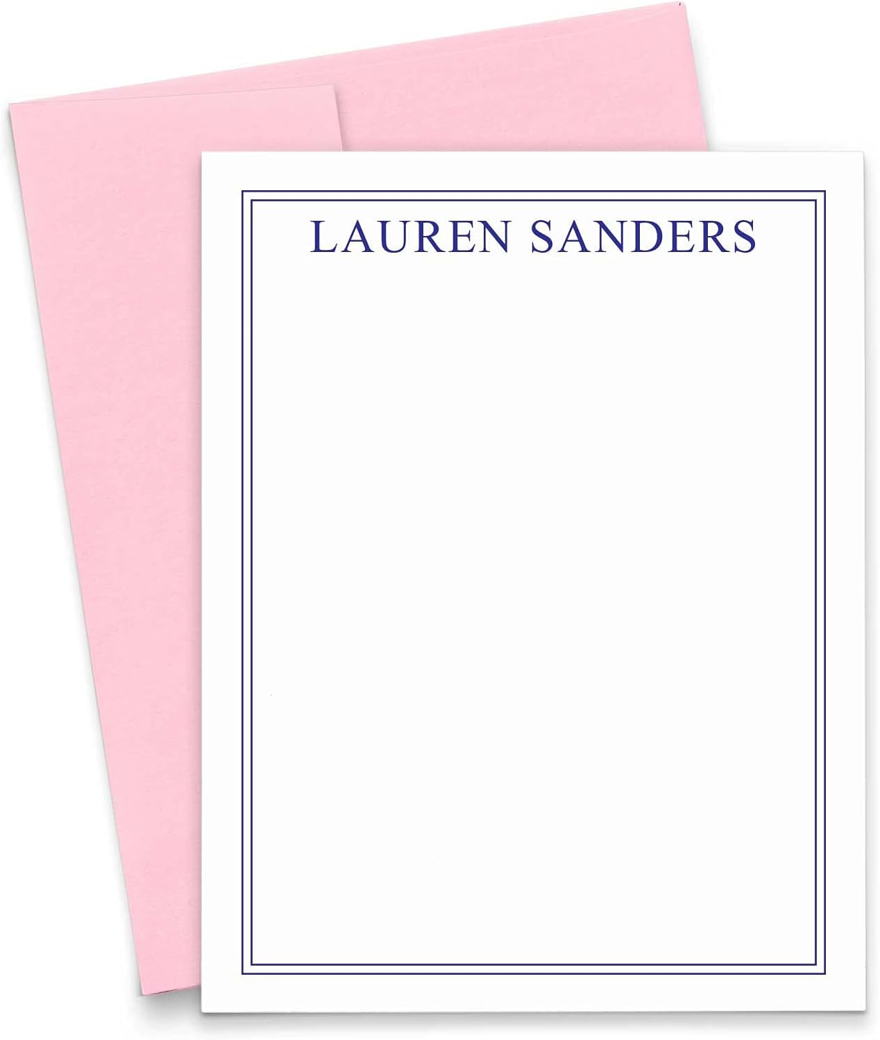 Personalized Stationery Set, Personalized Note cards, Personalized Thank you cards, Your Choice of Colors and Quantity