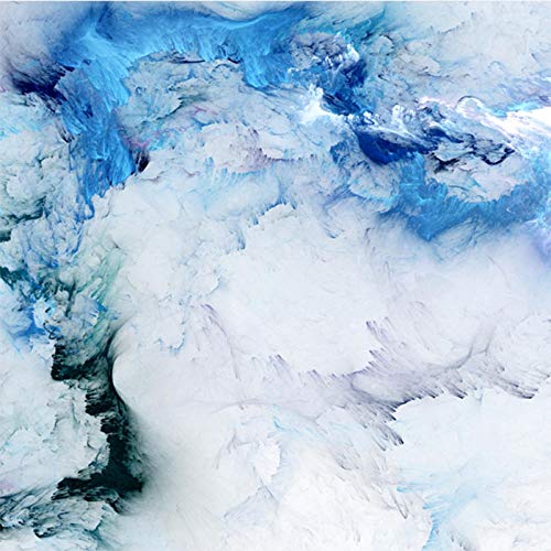 Papier peint nuage bleu masque défauts muraux grand format étanche - 5