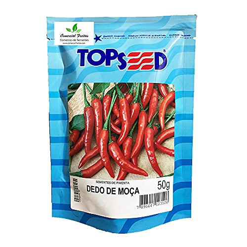 Sementes de Pimenta Dedo de Moça Pcte C/ 50 Gramas
