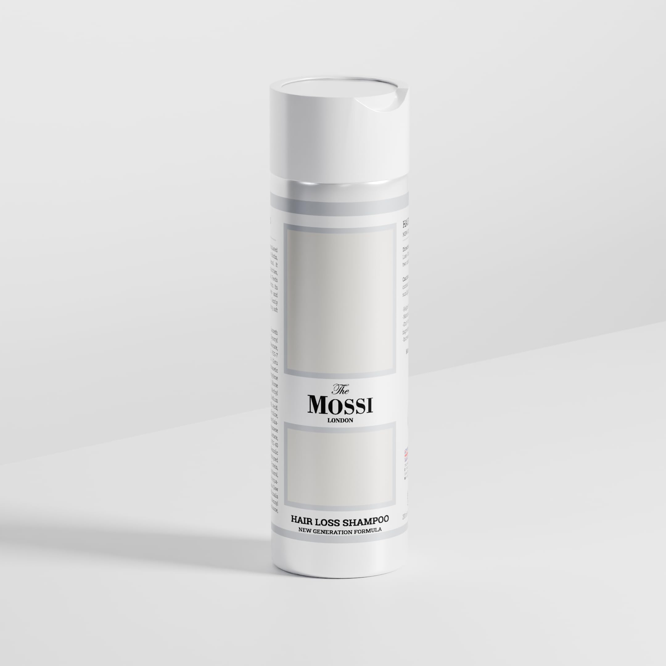 The Mossi London Flacon Plus Hair Set de 6 meses | Kit completo de tratamiento anticaída | Crecimiento del cabello y trasplante | Procapil, vitaminas y dermaroller incluidos