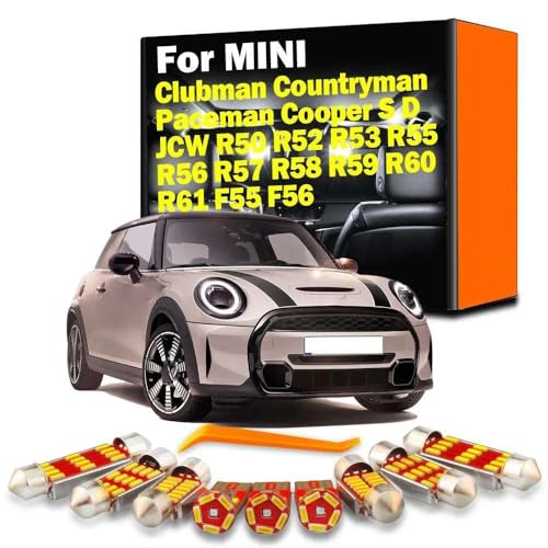 �ԗpLED�C���e���A���C�g�AMINI Clubman Paceman Countryman Cooper SD JCW R50 R52 R53 R55 R56 R57 R58 R59 R60 R61 F55 F56�p