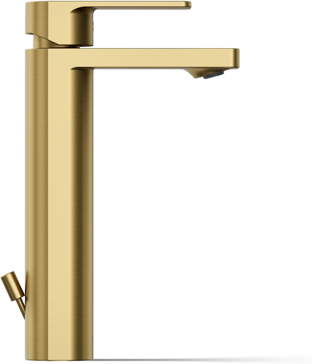 Kohler 23475-4-2MB Parallel® Tall Single-Handle Bathroom Sink Faucet, 1.2 gpm, Vibrant Brushed Moderne Brass