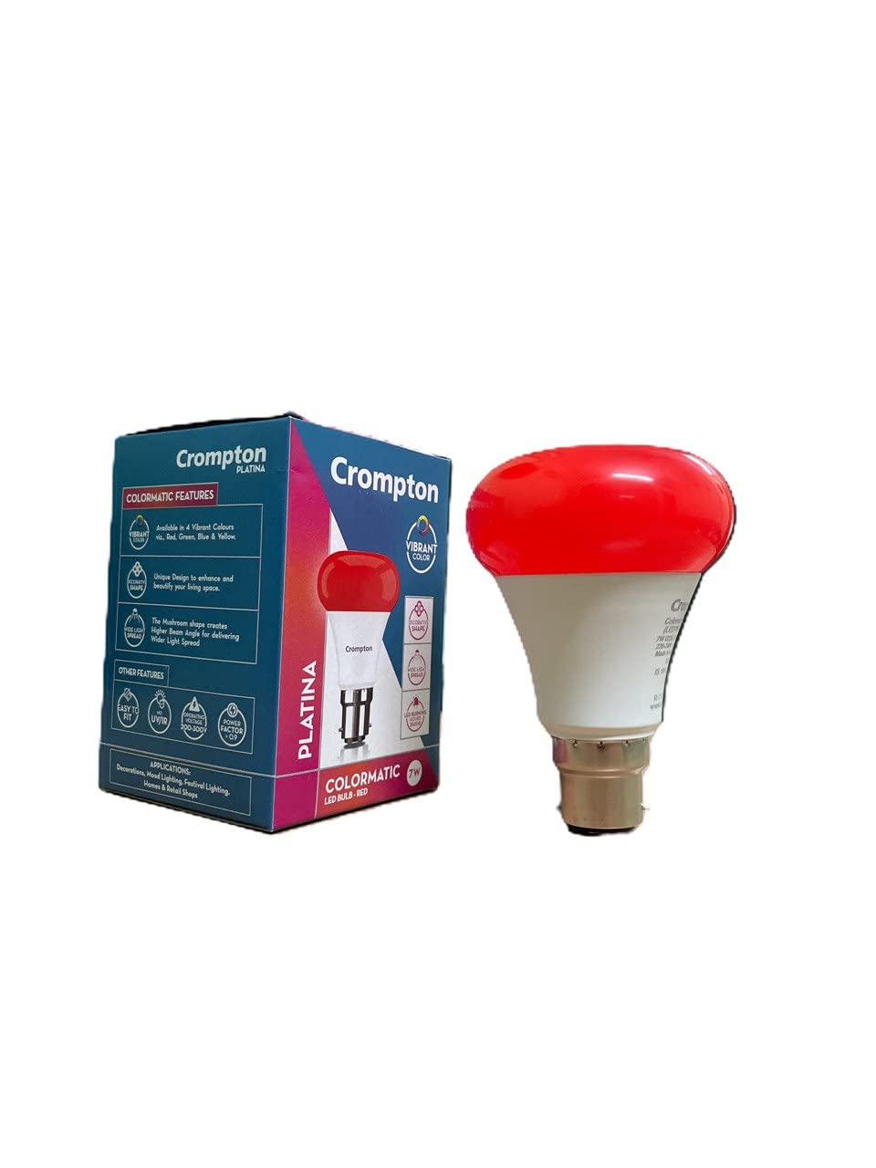 See full amazon price history chart for Crompton Platina Colormatic B22 LED Bulb (Red, 7w) LED7WDFREDCLR Crompton Platina Colormatic B22 LED Bulb (Red, 7w) LED7WDFREDCLR (B09VDP2BBC) Amazon Price History, Amazon Price Tracker
