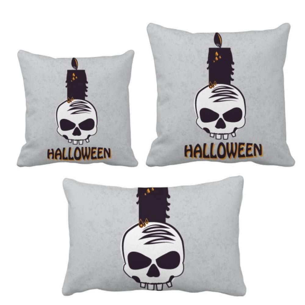 Coussin Halloween sorcière et bougies pour vos soirées cinéma d'horreur