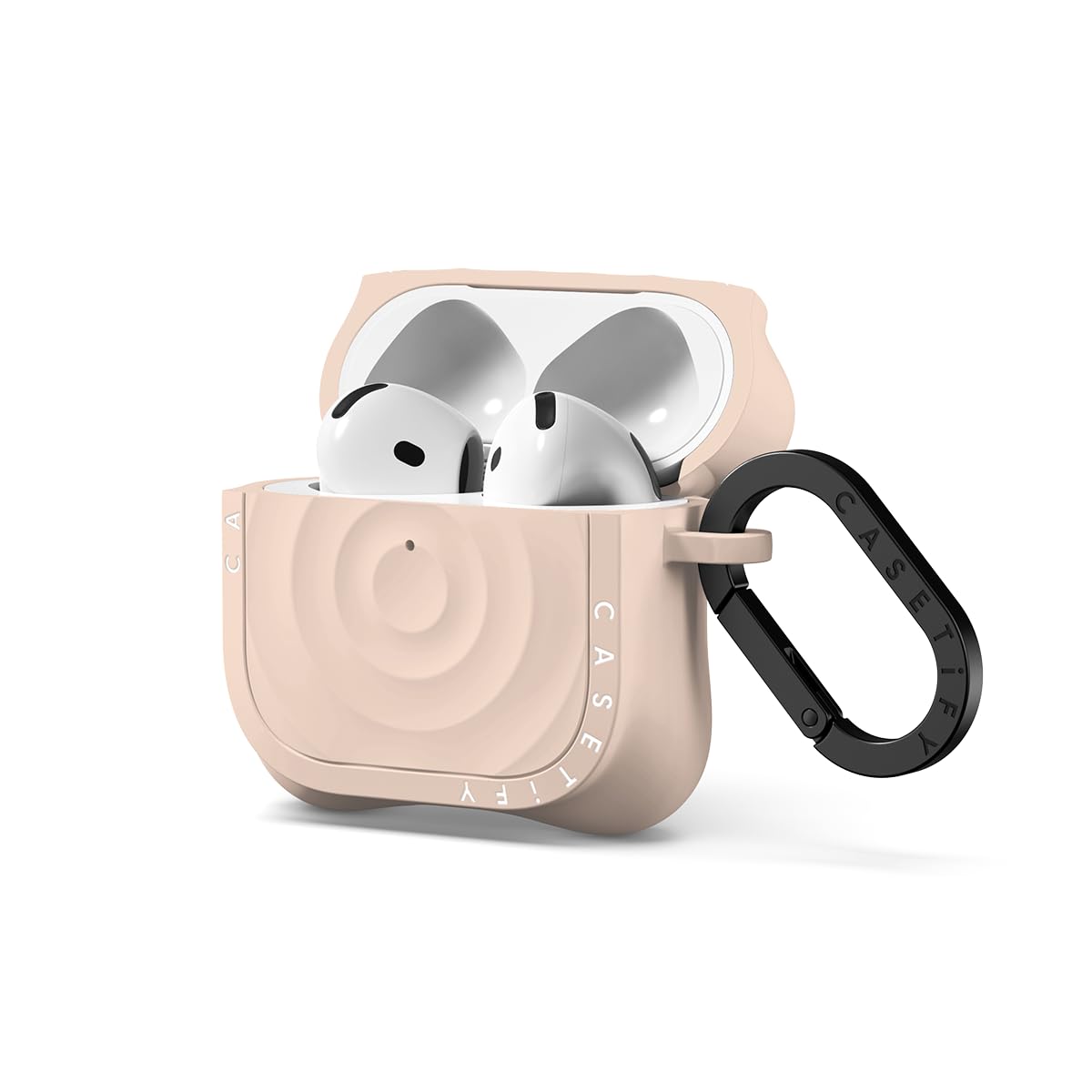 CASETiFY ウェーブ シリコンケース　オーツ Amazon | CASETiFY ウェーブ シリコン ケース AirPods 4 - オーツ
