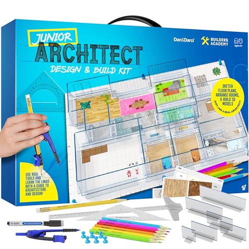 Dan&Darci Architecture Kit for Kids - 8 9 10 11 12 Year Old Girl Gifts - Boys Toys Age 8-10 - STEM...