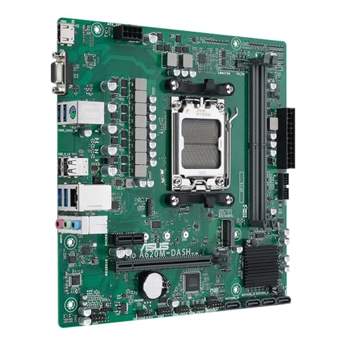 PRO A620M-DASH-CSM Scheda madre AMD Micro ATX, DDR5 Socket AM5, 4 SATA 6Gb/s, slot M.2, Ethernet Realtek, DisplayPort, HDMI, USB 3.2 Gen 2 e Type-C - Scheda madre - Immagine 1