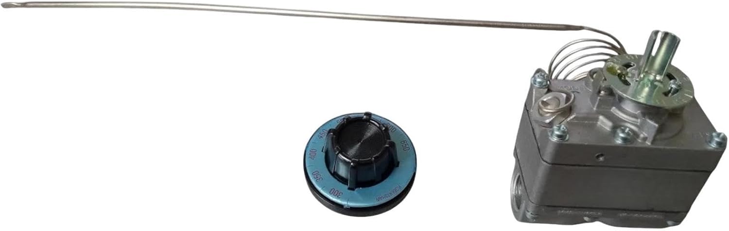 4200-007 Gas Oven Thermostat for Garland Robertshaw, Capillary Length 48 inch, Bulb Size 1/4 inch x 8-7/16 inch, Temperature Control Replace numbers 1017591 FDO-1-04-48 1017500 FDO-1-03-30 Z881710030