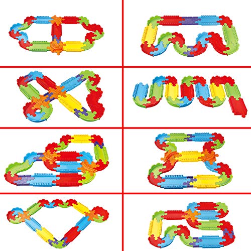 Fun Little Toys 189 Pcs Kids Train Sets With Variable Railway Tracks, Electric Toy Trains With Lights And Sounds, 3D Puzzles Train Track For Boys Girls Toddlers 2,3,4,5,6,7 Years Old #TOP4