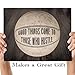 Good Things Come to Those Who Hustle 11x14 Unframed Poster–Vintage Basketball Wall Art, Motivational Sports Quote Print, Rustic Gym Office Locker Room Décor, Inspirational Gift for Athletes & Coaches