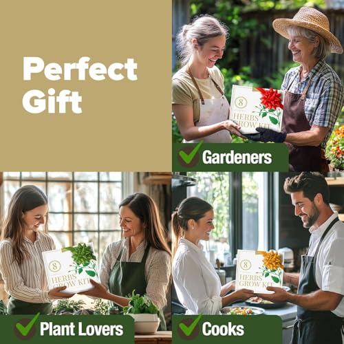 HOME-GROWN-Deluxe-8-Herb-Garden-Kit--Best-Gifts-for-Women-Unique-Christmas-Gardening-Present-for-Mom-Her-Friend--Birthday-Gift-Gardeners-New-Home-Housewarming-Kitchen-Live-Plant-Starter